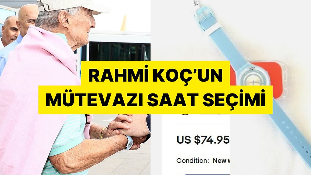 Rahmi Koç'un Kolunda Görüntülenen 75 Dolarlık Kol Saati Gündem Oldu
