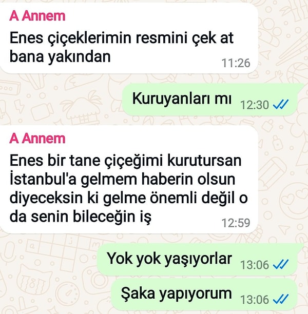 Şöyle bir yazışma geçmiş...