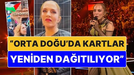 Eurovision 2024'te Sahneye Çıkan Sertab Erener: "İsrail'i Kınıyorum, Sonuna Kadar da Karşı Olacağım"