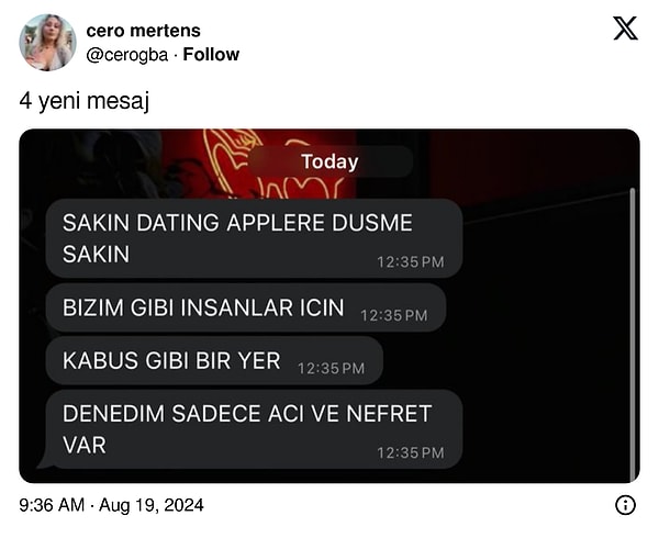 Bir uyarı...