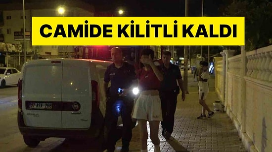 Bu da Oldu: Genç Kadın Cami İçerisinde Kilitli Kaldı