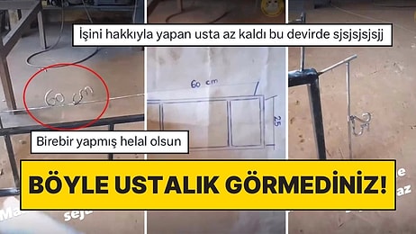 Çizim Olarak Verilen Projeyi Biraz Yanlış Anlayan Usta Hünerlerini Konuşturdu