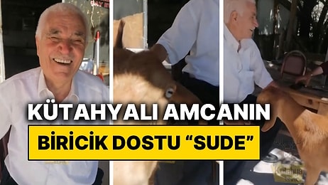 Keçisiyle Kurduğu Bağı ve Dostluğu Görenlerin İçi Isınıyor: Kütahyalı Amca ile Sude