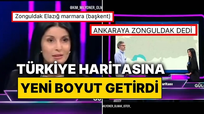 Alan Programının Yarışmacısı Türkiye Haritası Sorusunda Heyecanına Yenik Düşünce Komik Anlar Yaşandı