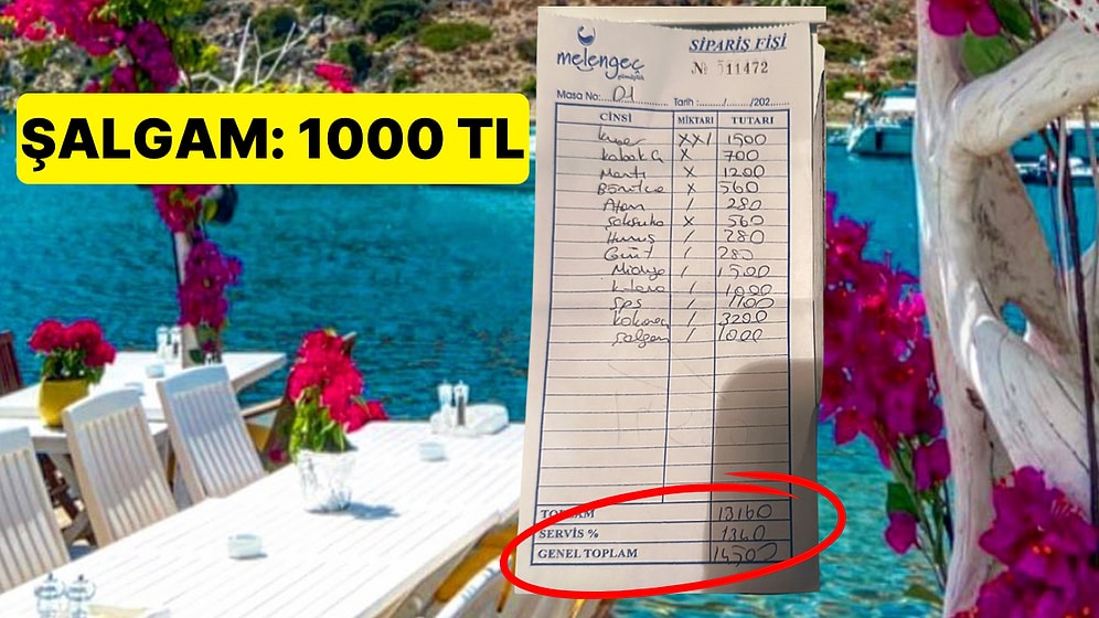 Bodrum Gümüşlük'teki Ünlü Restoranın Adisyonunu Görenler Gözlerine İnanamadı