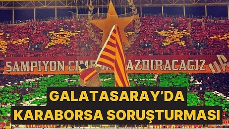 Galatasaray'da Karaborsa Şüphesiyle Operasyon Başladı