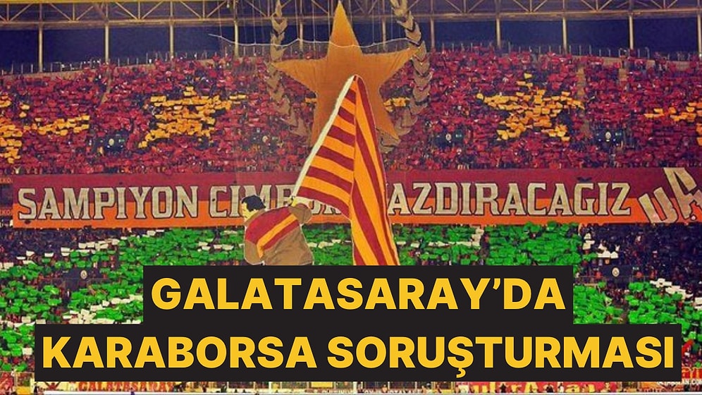 Galatasaray'da Karaborsa Şüphesiyle Operasyon Başladı