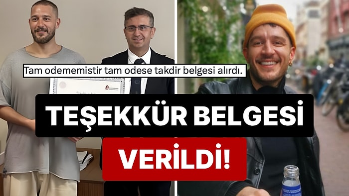 Uraz Kaygılaroğlu'na Vergisini Tam Ödediği İçin Kadıköy Vergi Dairesi'nden Teşekkür Belgesi Verildi!