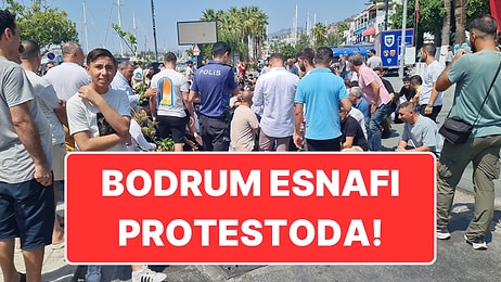 Bodrum’da Esnafın Taklit Ürün İsyanı: Yolu Kapatıp Eylem Yaptılar