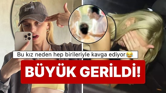 Büyük Gerildi: Nilperi Şahinkaya Oturduğu Mekanda Yan Masasındaki Erkeklerle Tartışırken Kameralara Yakalandı
