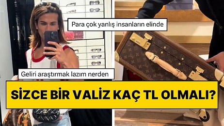 Lüks Alışverişleriyle Bilinen Influencer 266 Bin TL’ye Aldığı Valizi Paylaştı