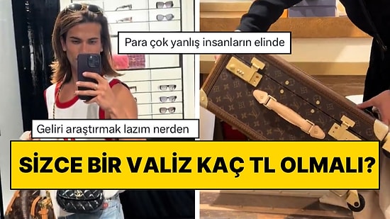 Lüks Alışverişleriyle Bilinen Influencer 266 Bin TL’ye Aldığı Valizi Paylaştı