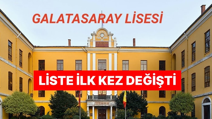 Liste İlk Kez Değişti! En Başarılı Liseler Belli Oldu: Zirvede Artık Galatasaray Lisesi Bulunmuyor