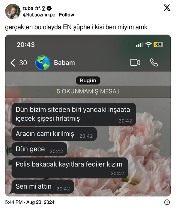 Sen mi attın?