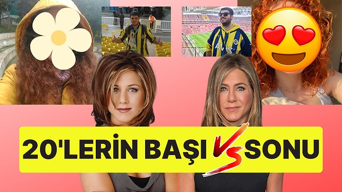 20'li Yaşlarının Başından ve Sonundan Paylaşım Yapan Kişilerin Hayret Ettiren Değişimleri