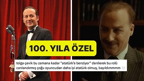 Bir Filmde Mustafa Kemal Atatürk'ü Canlandıran Komedyen Tolga Çevik Övgü Üstüne Övgü Aldı