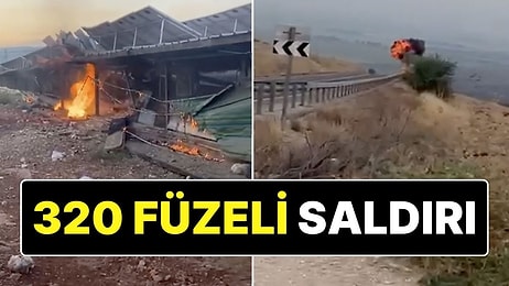 Beklenen Saldırı Gerçekleşti: Hizbullah’tan İsrail’e 320 Füzelik Saldırı