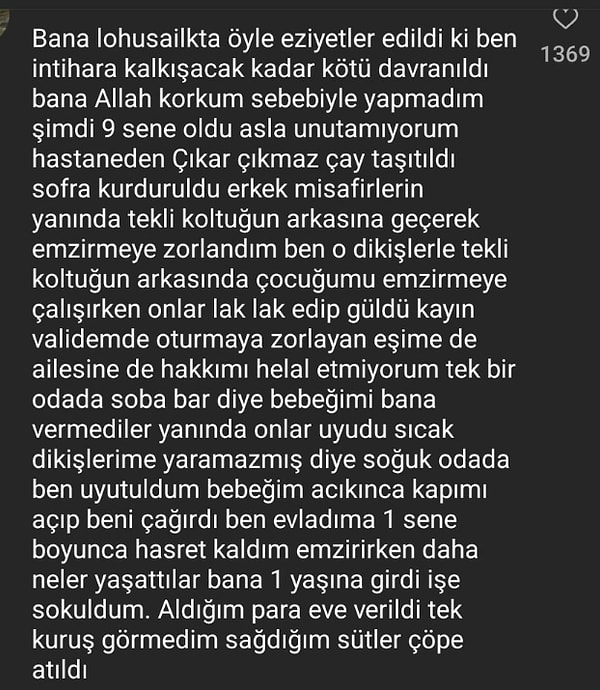 Instagram'da bir paylaşım altında toplanan kadınlar, evlilik süreçlerinde başlarına gelen kötü olayları anlatmaya başladı.