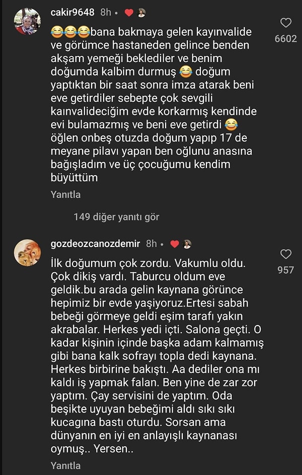 Kimi de, doğumdan sonra kayınvalide terörüyle karşılaştığını: