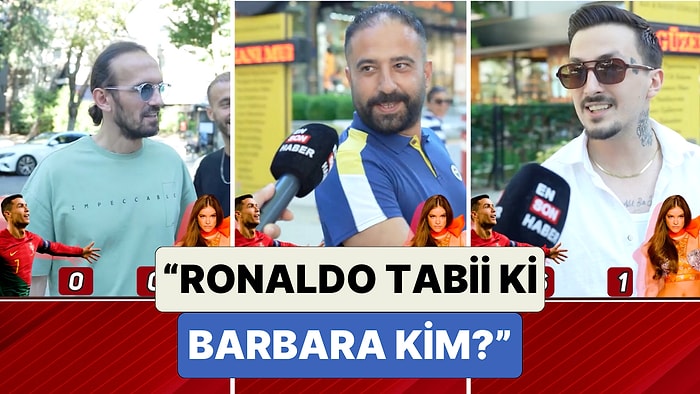 Erkeklere Soruldu: "Ronaldo ile Halı Saha Maçı mı Barbara Palvin ile Yemek mi?"