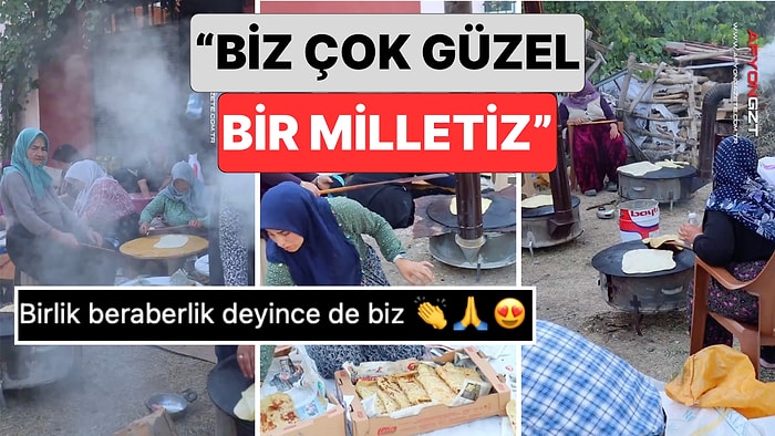 Bölge Halkı Afyonkarahisar'da Gerçekleşen Yangın Felaketine Müdahale Eden Ekiplere Gözleme Açtı