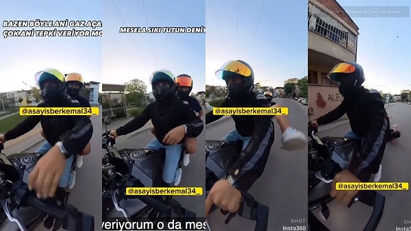 Sürüş keyfi nedeniyle ülkemizde ve dünyada çok sevilen motosiklet, özellikle kurallara uyulmadığında üzerinde bulunanlar için büyük tehlike arz edebiliyor. Son olarak bir motosikletin kamerasına yansıyan görüntülerde artçı beklenmedik bir şekilde motosikletten düştü.