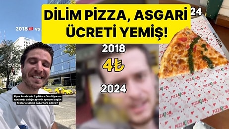 Dilim Pizza, Asgari Ücreti Yemiş! Alper Rende'nin 6 Yıl Önce Aldığı Pizzanın Güncel Fiyatı Dudak Uçuklattı