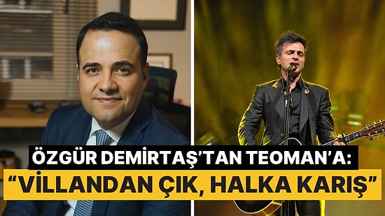 Teoman'ın Mültecilerle İlgili Yaptığı Açıklamaya Özgür Demirtaş'tan Sert Yanıt