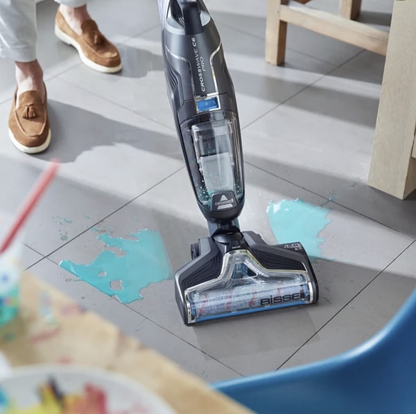 Bissell Crosswave C6 Cordless Pro Yüksek Vakumlu Kablosuz Dikey Süpürme ve Silme Makinesi