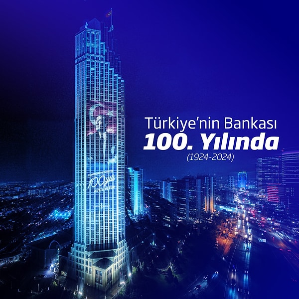 Cumhuriyetin ilk milli bankası olan Türkiye İş Bankası 26 Ağustos 1924 yılında kuruldu. 100 yaşına giren İş Bankası, kutlama mesajlarıyla gündemde.