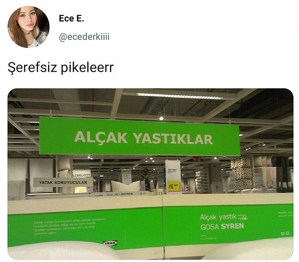 Yastığın suçu ne?