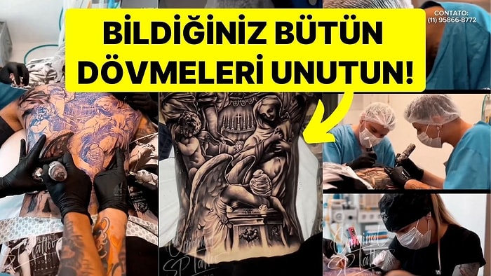 Bildiğiniz Bütün Dövmeleri Unutun! Genel Anestezi Altında Yapılan Dövme Görenleri Hayran Bıraktı