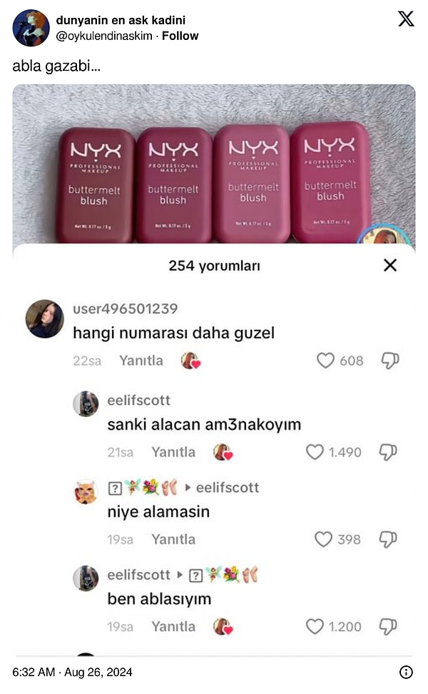 Aldın mı cevabı?