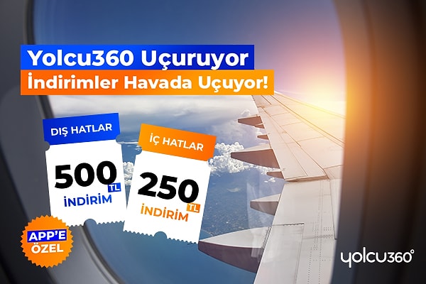 Gideceğin şehri seçtin, sırada uçak bileti almak var! Şehri bulmanı biz kolaylaştırdık, uçak biletini almanı da Yolcu360 kolaylaştırsın.