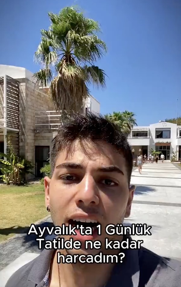 Son olarak Ayvalık'ta bir günlük tatilini paylaşan genç bir sosyal medya kullanıcısı, çektiği video ile tartışma başlattı.