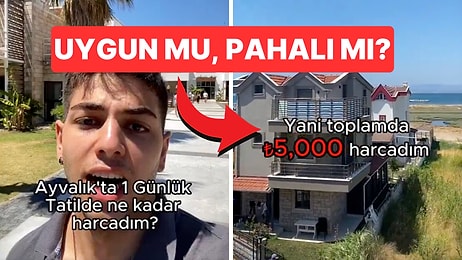 Ayvalık'ta Günlük 5 Bin TL Harcayan Genç: ''Yurt Dışında Aynı Tatil 10 Bin TL'den Aşağı Değil''