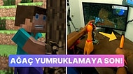Minecraft Oynamak İçin Gerçek Baltadan Kontrolcü Yaptı, Etrafı Dağıttı!