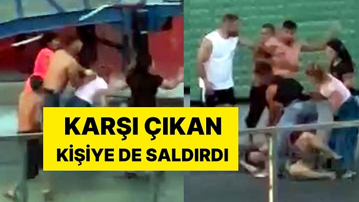 Yol Ortasında Kadına Şiddet: Darbedilen Kadını Kurtarmaya Çalışan Kişi de Saldırıya Uğradı