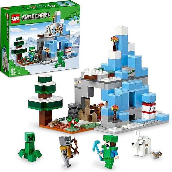 1. LEGO® Minecraft Donmuş Tepeler Yapım Seti