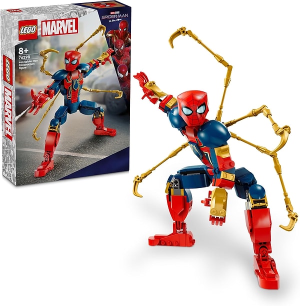 8. LEGO Marvel Örümcek Adam Yapım Figürü