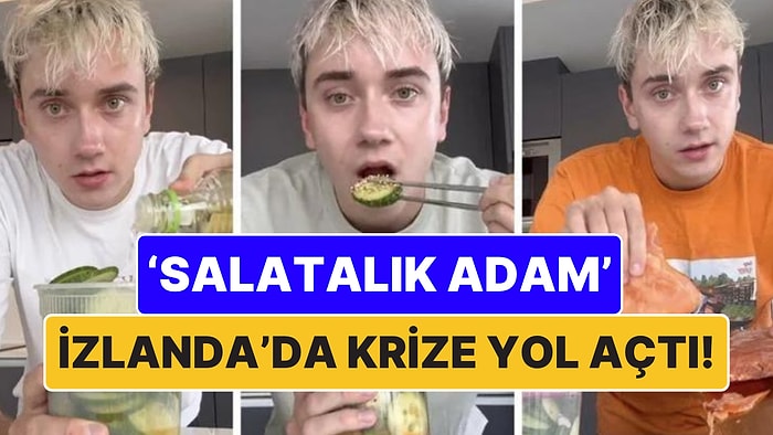 'Salatalık Adam'ın TikTok'taki Videoları İzlanda'da Krize Yol Açtı: Ülkede Salatalık Kıtlığı Yaşanıyor!