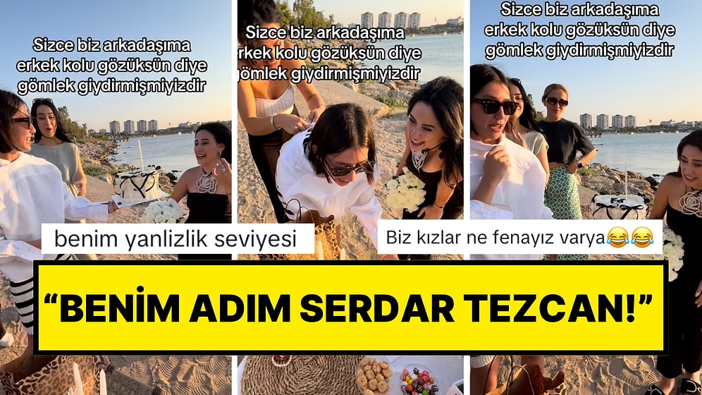 Kıskandırmak Deyince de Kadınlar! Doğum Günü Fotoğrafı İçin Verilen Çabaya Şoke Olacaksınız