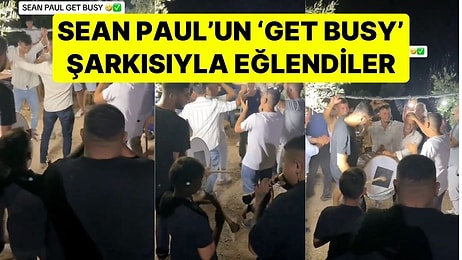 Sean Paul'un 'Get Busy' Şarkısını Çalan Davul Zurna Ekibi Ortamı Hareketlendirdi