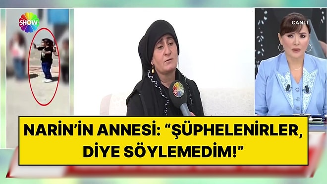 Diyarbakır’da Kaybolan Narin'in Annesinin Açıklaması Sonrası Yayın Aniden Kesildi!