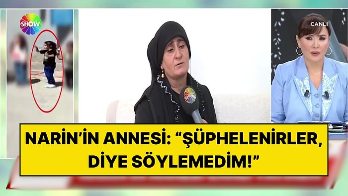 Diyarbakır’da Kaybolan Narin'in Annesinin Açıklaması Sonrası Yayın Aniden Kesildi!