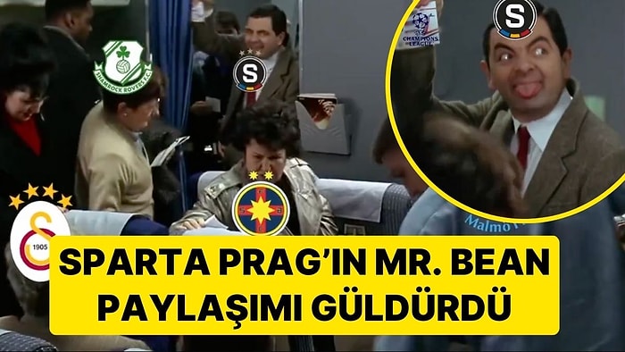 19 Yıl Sonra Şampiyonlar Ligi'ne Giden Sparta Prag'ın Mr. Bean Paylaşımı Güldürdü!