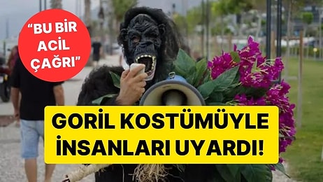 Goril Kostümü Giyip İnsanları Uyardı! Şarkıcı Aydın Aydın Maymun Çiçeği Hastalığına Şarkı Yazdı