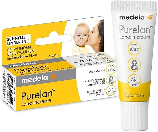 7. Medela Purelan Lanolin Göğüs Ucu Kremi