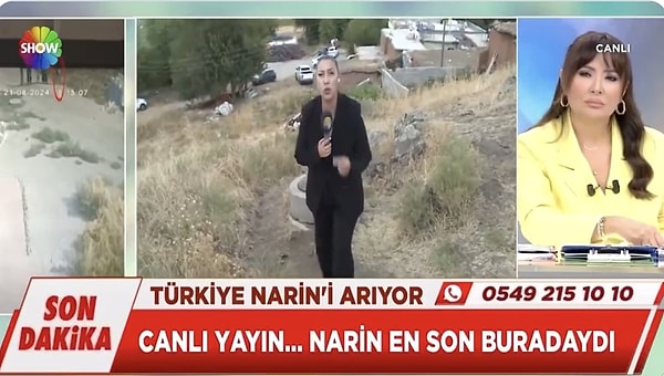 Didem Arslan'la Vazgeçme ekibi de küçük kızın son görüldüğü yerde çekim yaptı.