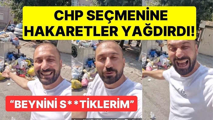 CHP Seçmenine Hakaretler Yağdırdı! "B*kun İçinde Yüzelim, Beynini S**tiklerim"